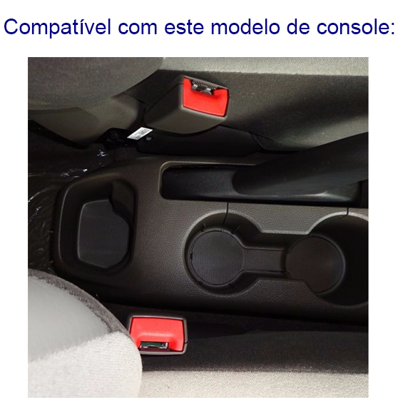 Apoio de Braço Descanso Encosto Suporte Console Central Acessórios Chevrolet Gm Spin 2012 2013 2014 2015 2016 2017 2018 2019 2020 2021 Artefactum Porta Objetos Porta Canetas Articulado Courvin